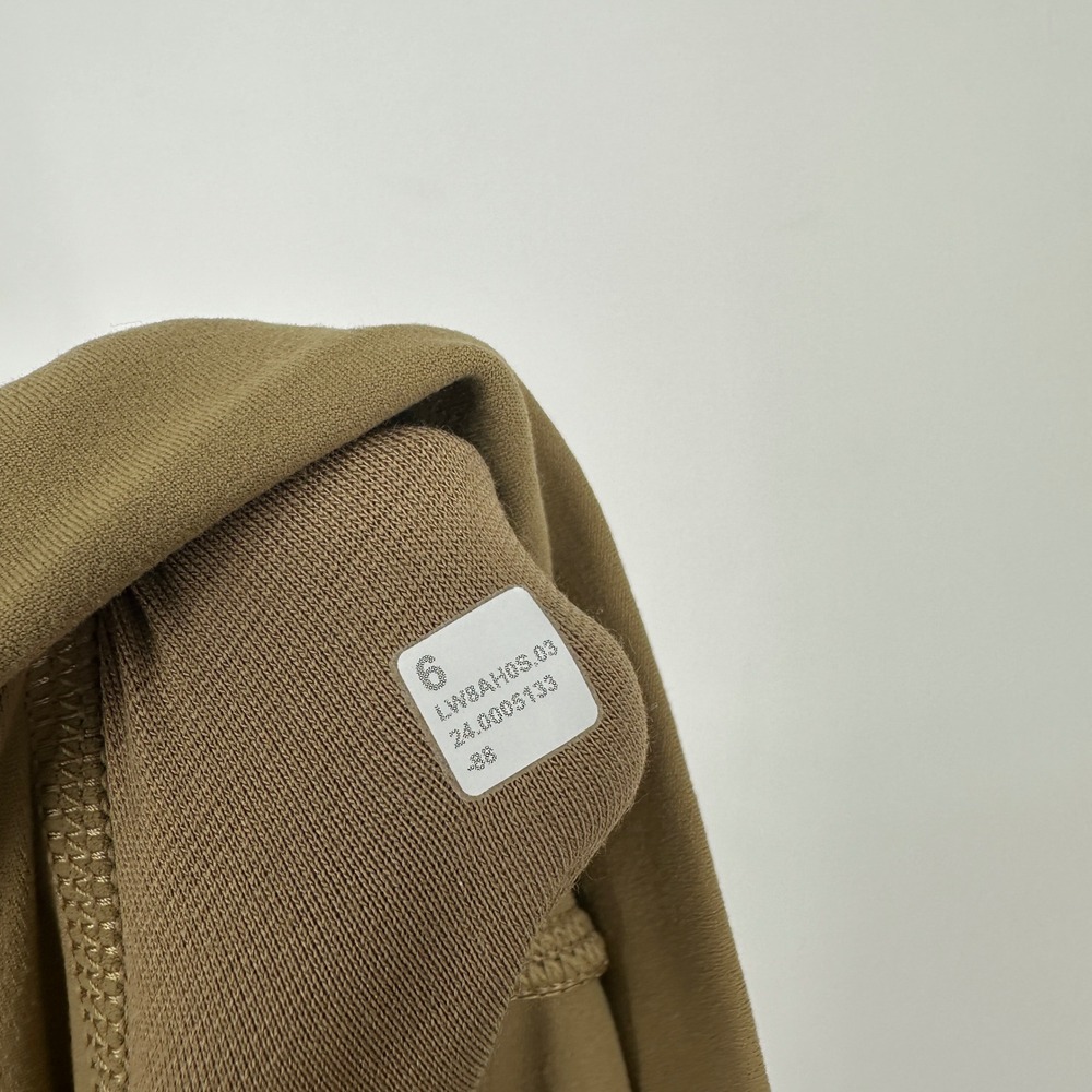 Lululemon Nulu Slim-Fit High-Rise Skirt 6 Filbert Tan Stretch Athleisure Neutral - Picture 8 of 8
